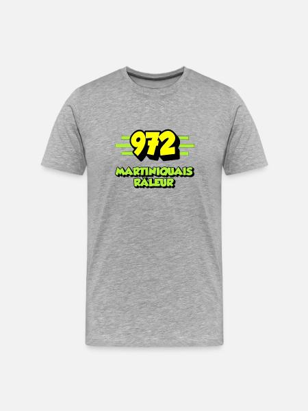 Complaining Martinican - Men's Premium Organic T-Shirt - heather grey
