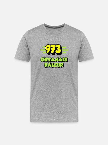 Complaining Guyanese - Men's Premium Organic T-Shirt - heather grey