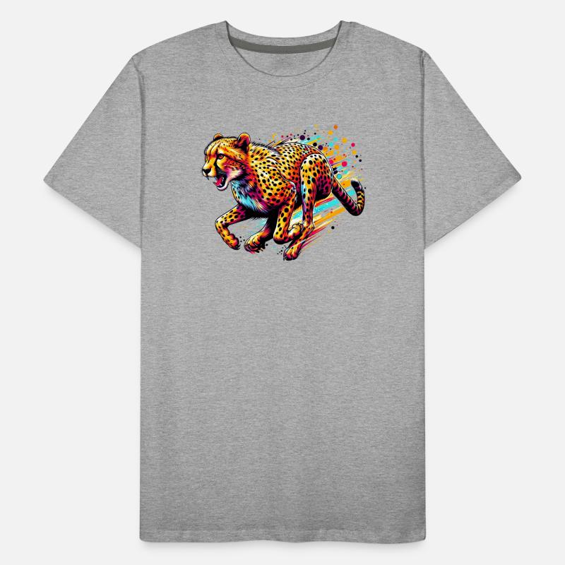 Guépard T-shirt bio Premium Homme