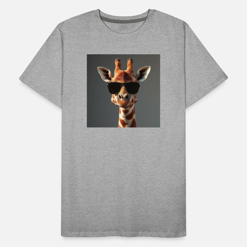 Girafe stylée T-shirt bio Premium Homme