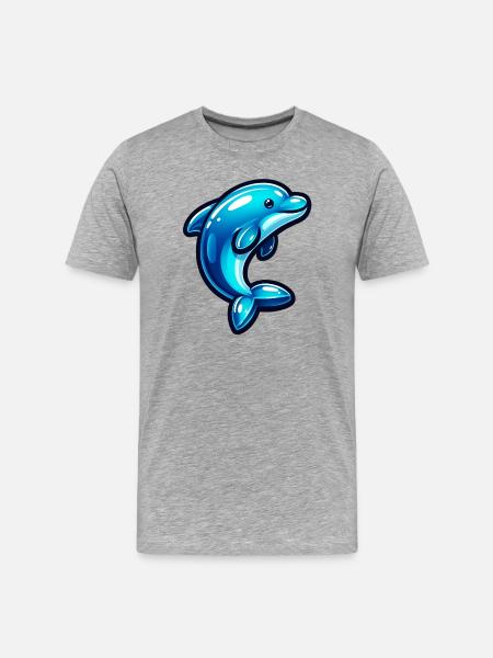 Dauphin - T-shirt bio Premium Homme - gris chiné