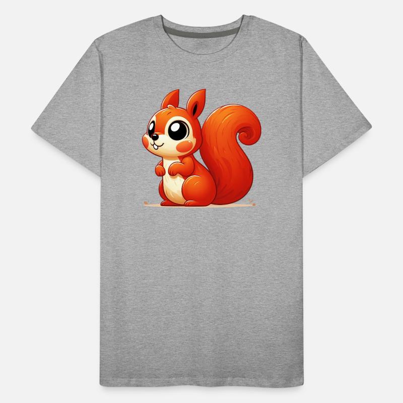 Squirrel Men's Premium Organic T-Shirt