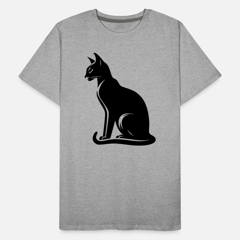 Abessiner Katze Männer Premium Bio T-Shirt