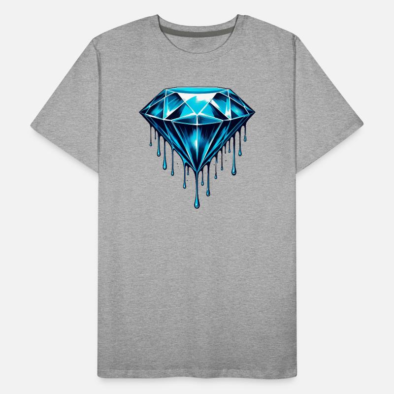 Diamant Männer Premium Bio T-Shirt
