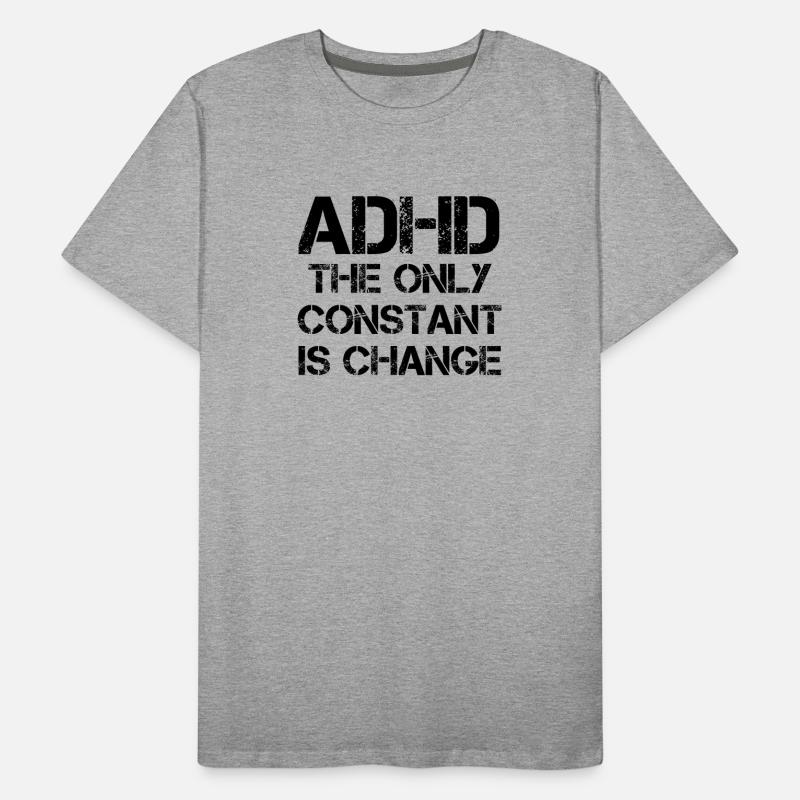 ADHD Men's Premium Organic T-Shirt