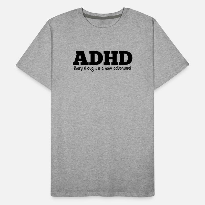 ADHD Men's Premium Organic T-Shirt