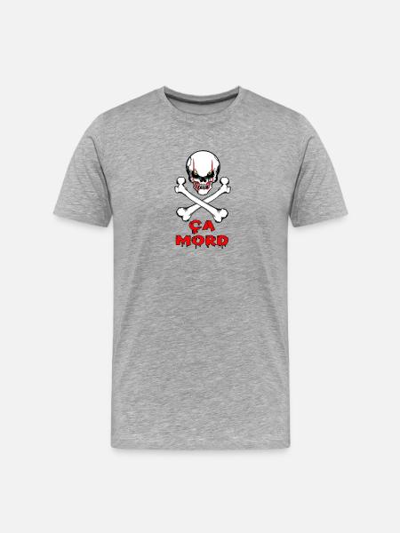 It bites - Men's Premium Organic T-Shirt - heather grey