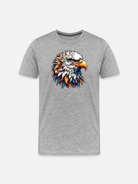 Aigle - T-shirt bio Premium Homme - gris chiné