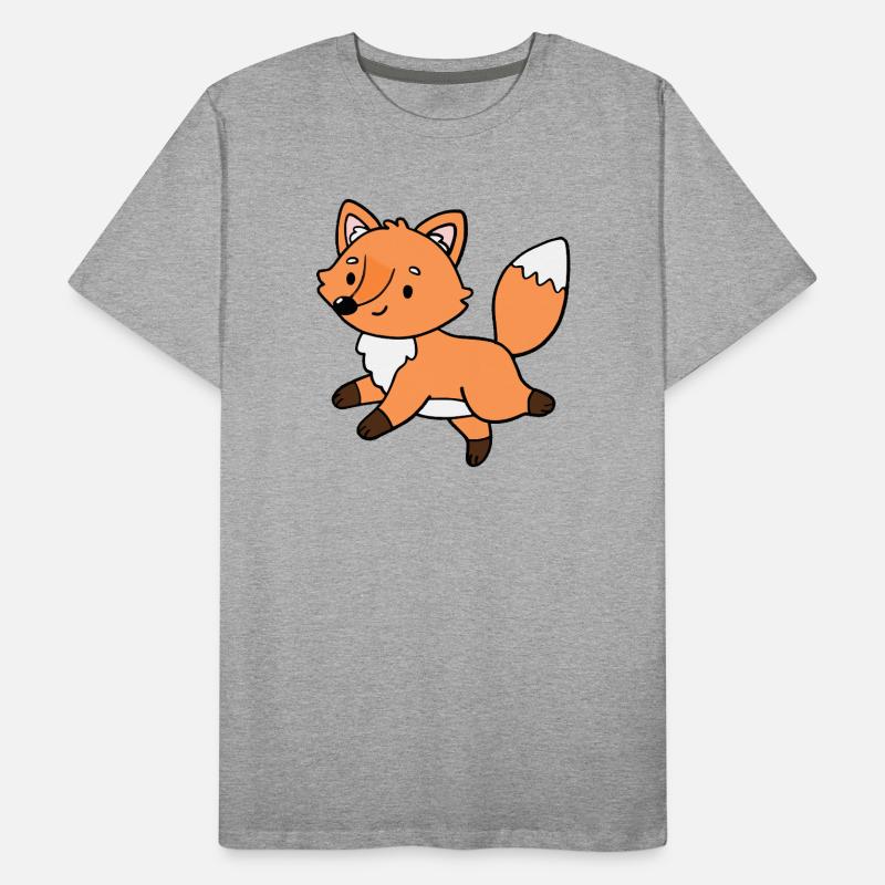 Fox Foxes Men's Premium Organic T-Shirt