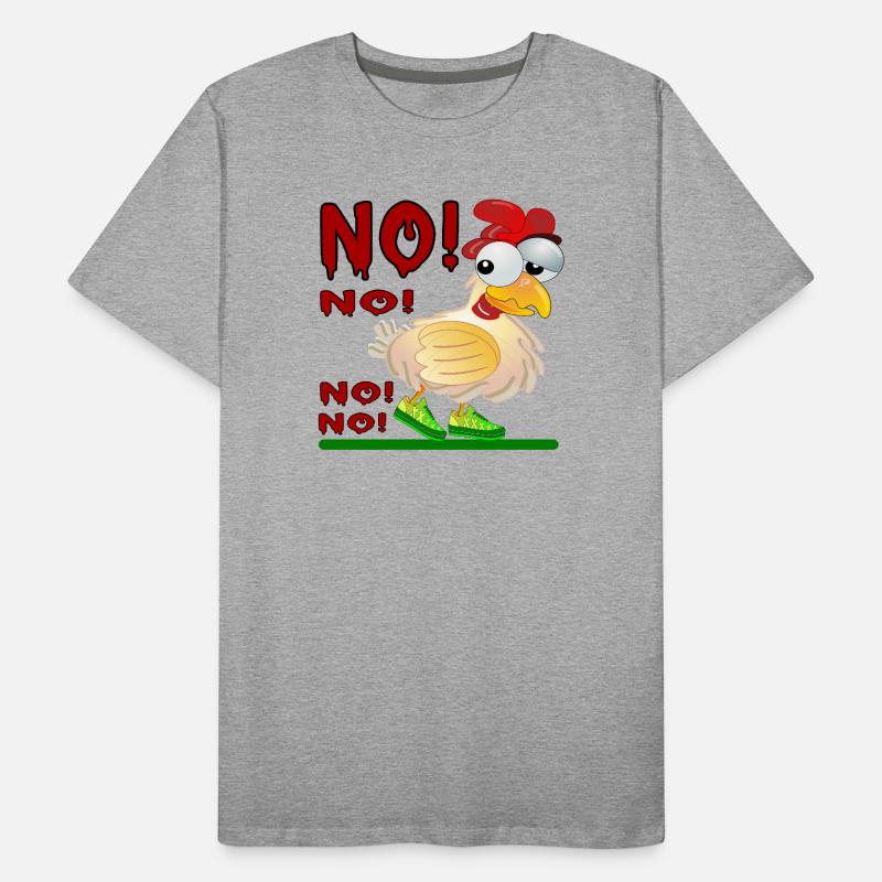 ANSWER NO - CHICKEN COOP Men's Premium Organic T-Shirt