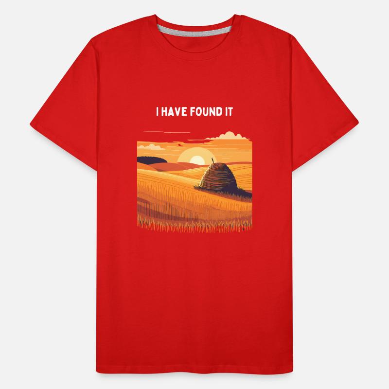 Needle in a haystack Men's Premium Organic T-Shirt