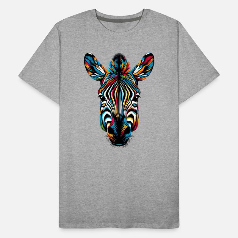 Zebra Männer Premium Bio T-Shirt
