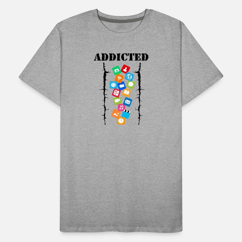Addicted Men's Premium Organic T-Shirt