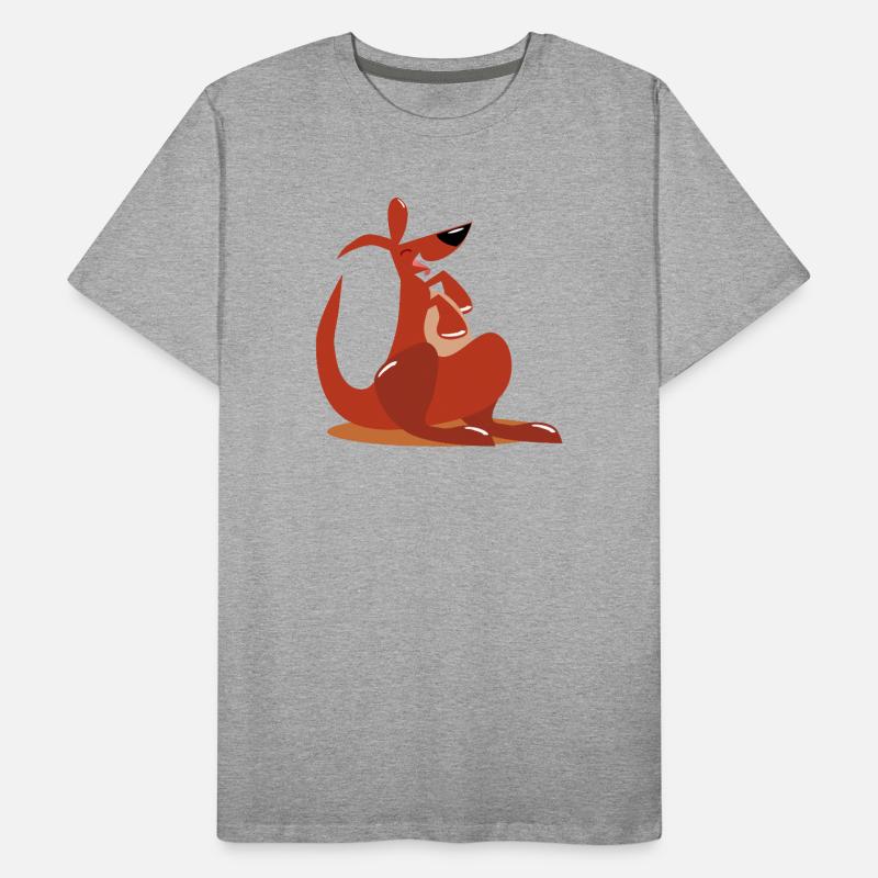 Kängurus Australien Männer Premium Bio T-Shirt