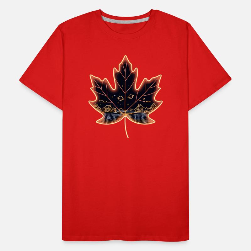 Maple leaf Men's Premium Organic T-Shirt