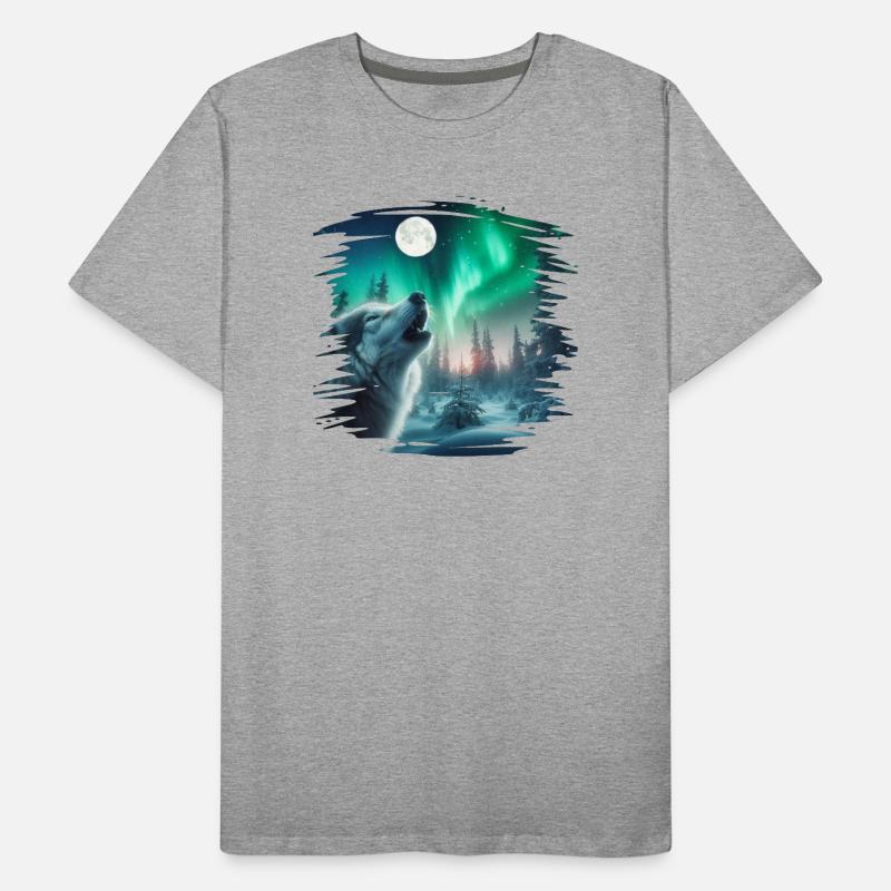 Aurore boréale T-shirt bio Premium Homme