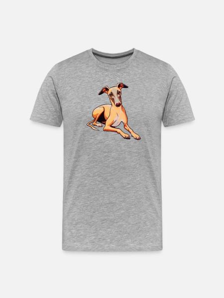 Whippet - Men's Premium Organic T-Shirt - heather grey