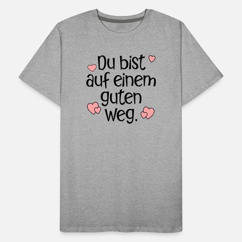 GUTER WEG TRANSFORMATION Männer Premium Bio T-Shirt