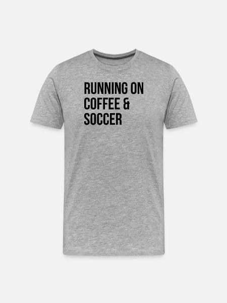 Soccer Soccer Soccer - Men's Premium Organic T-Shirt - heather grey