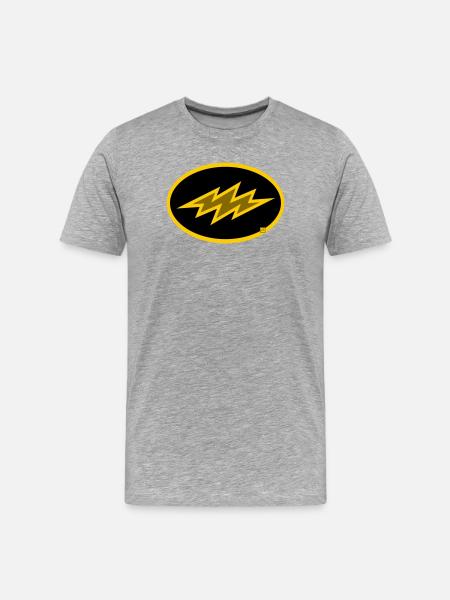 bolt - Men's Premium Organic T-Shirt - heather grey
