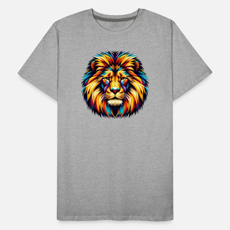 Lion T-shirt bio Premium Homme