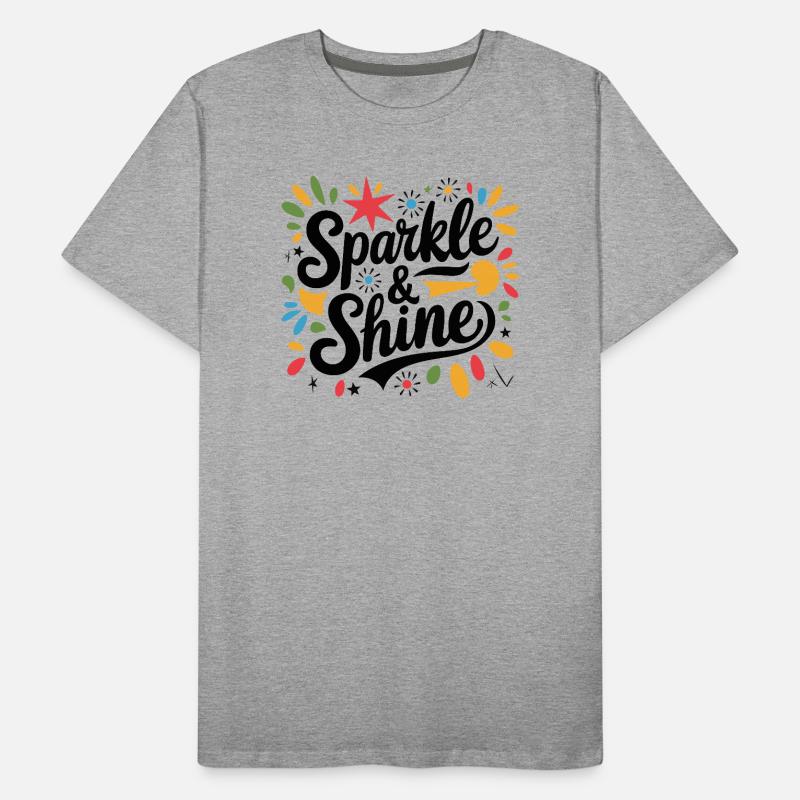 Éclat et brillance T-shirt bio Premium Homme