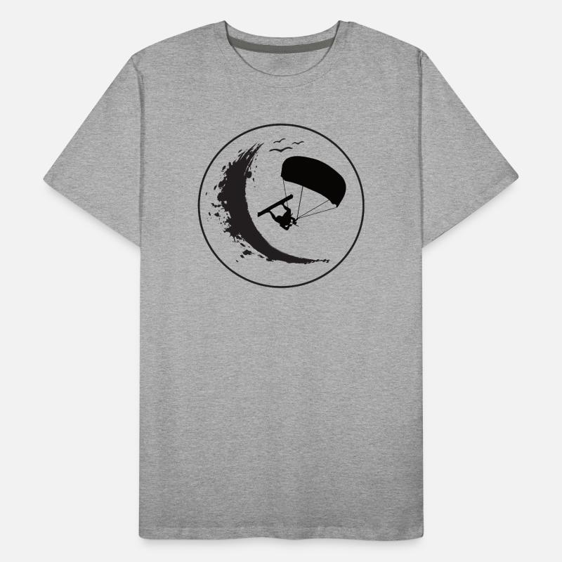 Wave Rider Eclipse Männer Premium Bio T-Shirt