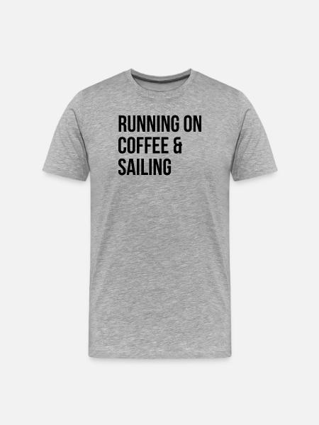 Sailing Sailing Sailing - Men's Premium Organic T-Shirt - heather grey