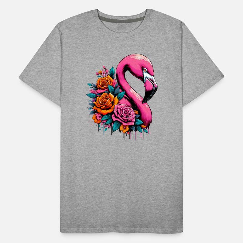 Flamingo Männer Premium Bio T-Shirt