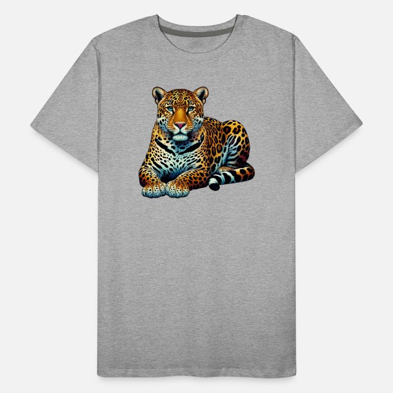 Leopard Men's Premium Organic T-Shirt