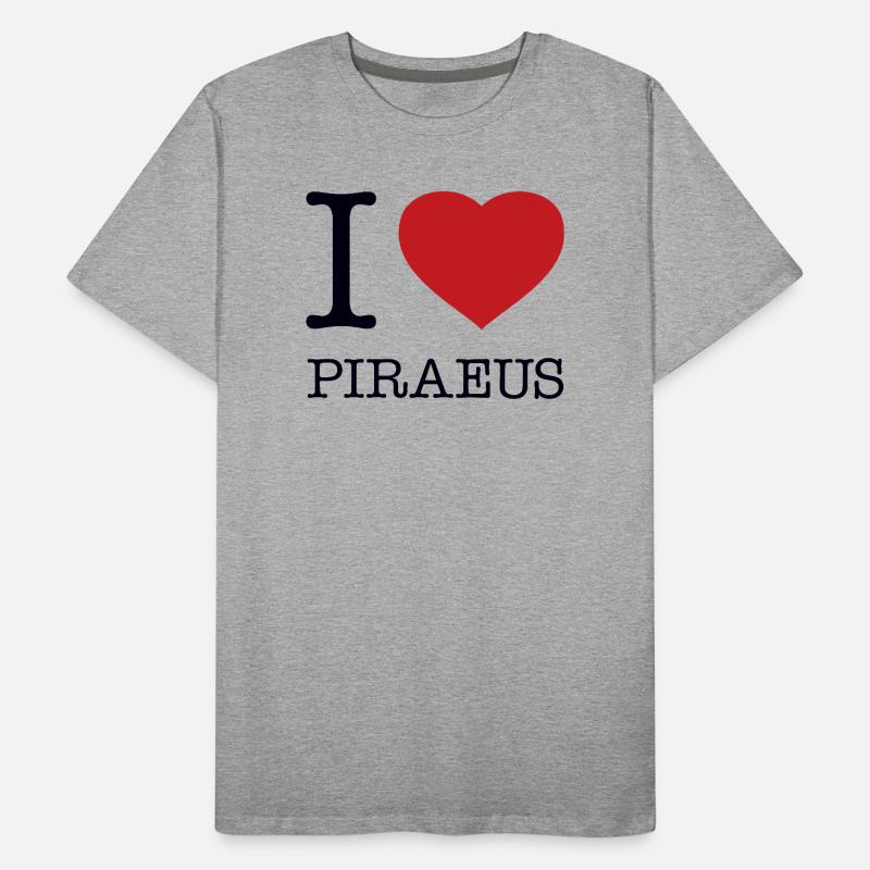 J’AIME LE PIRÉE Grèce T-shirt bio Premium Homme