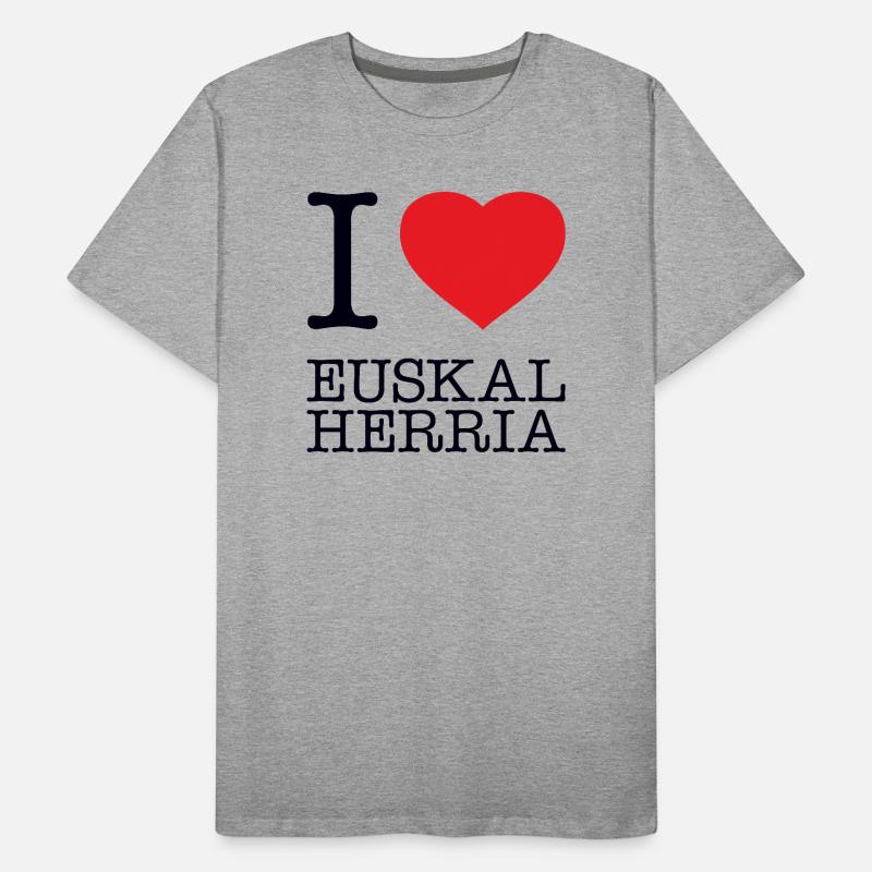 J’AIME EUSKAL HERRIA Pays Basque T-shirt bio Premium Homme