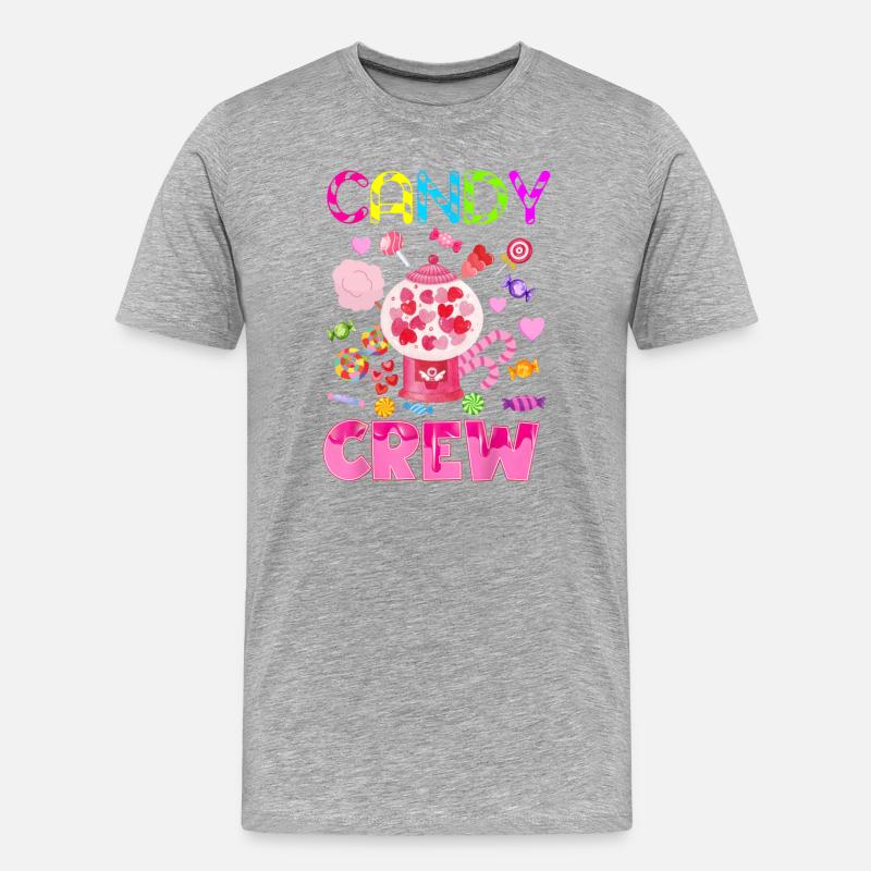 Candy Crew Décorations Sweetie Candy Squad - T-shirt bio Premium Homme - gris chiné