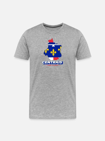 Centrais - T-shirt bio Premium Homme - gris chiné