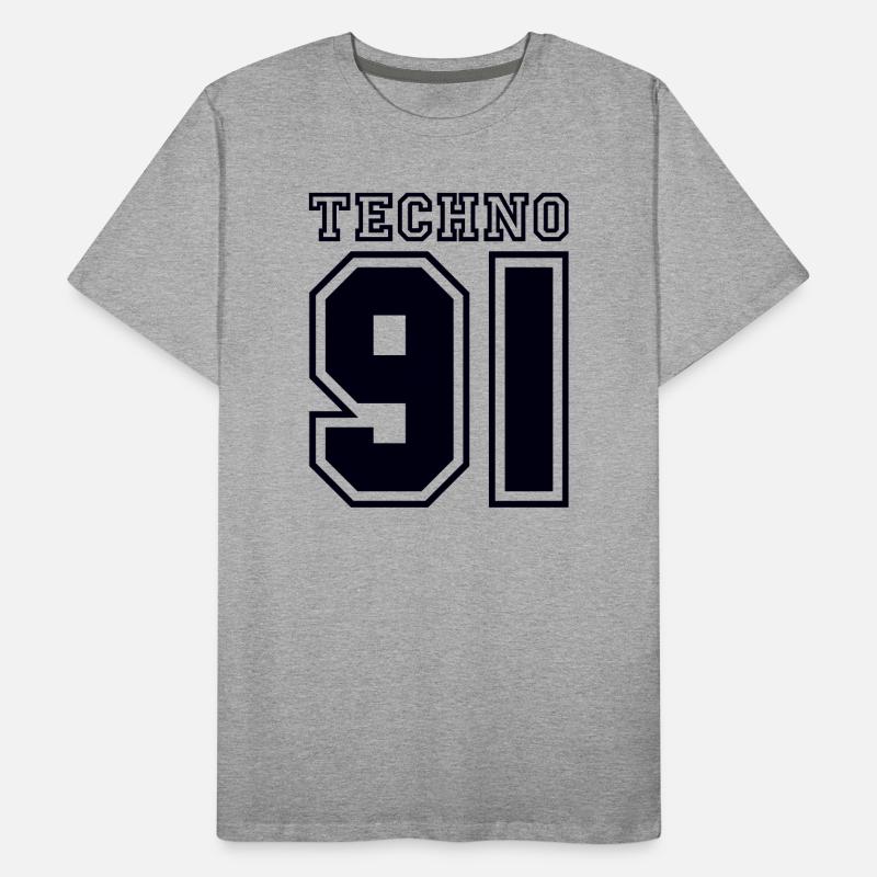 TECHNO 91 Männer Premium Bio T-Shirt