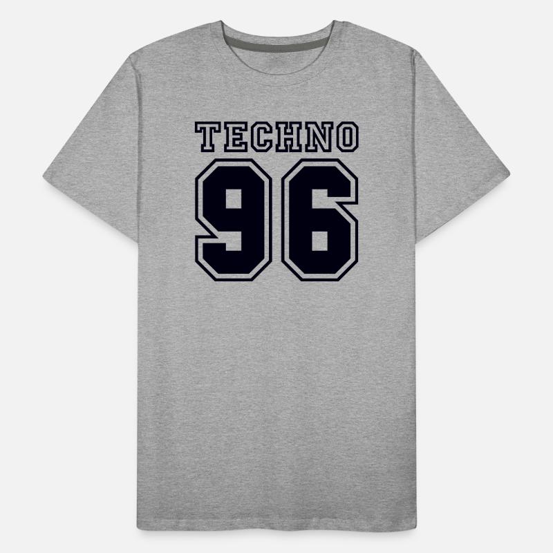 TECHNO 96 Männer Premium Bio T-Shirt