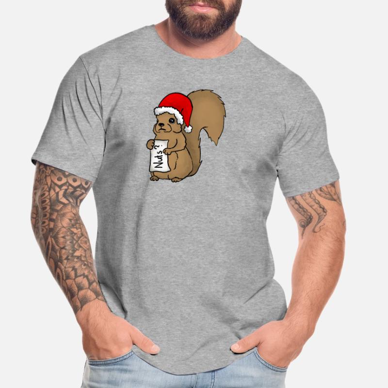 Weihnatchtshörnchen Männer Premium Bio T-Shirt
