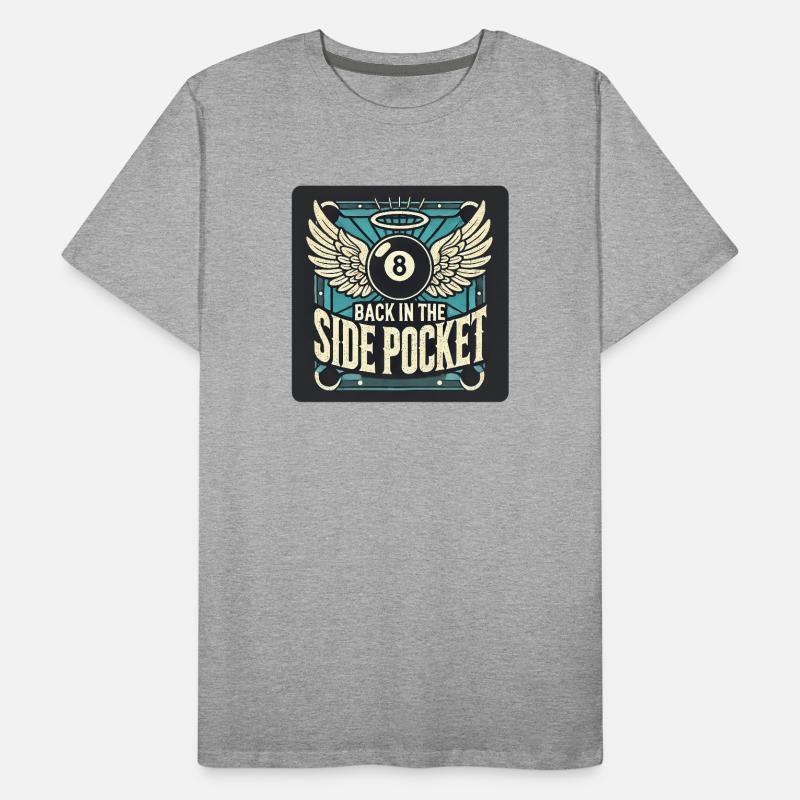 Billard Design Männer Premium Bio T-Shirt