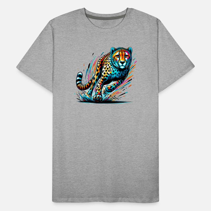 Cheetah Men's Premium Organic T-Shirt
