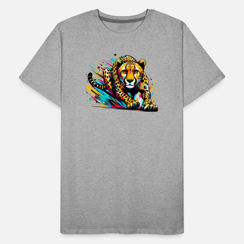 Guépard T-shirt bio Premium Homme