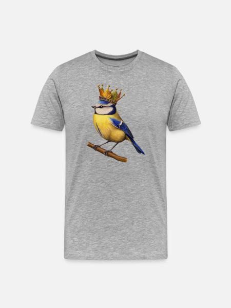 Autumn King - Men's Premium Organic T-Shirt - heather grey
