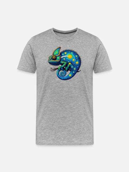 Caméléon - T-shirt bio Premium Homme - gris chiné
