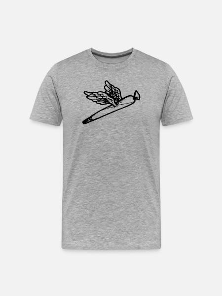We fly so High - Men's Premium Organic T-Shirt - heather grey