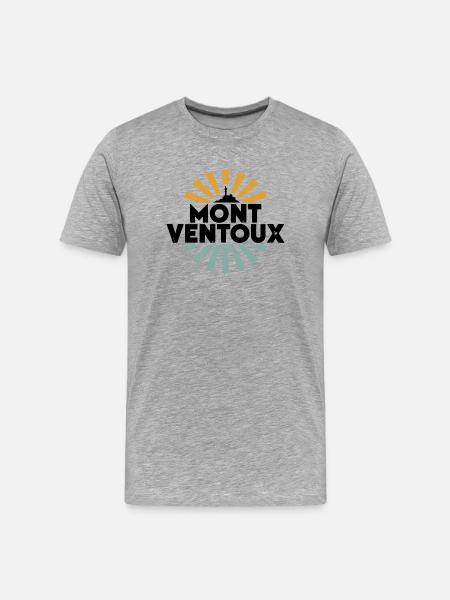 Mont Ventoux Retro Cycling - Men's Premium Organic T-Shirt - heather grey