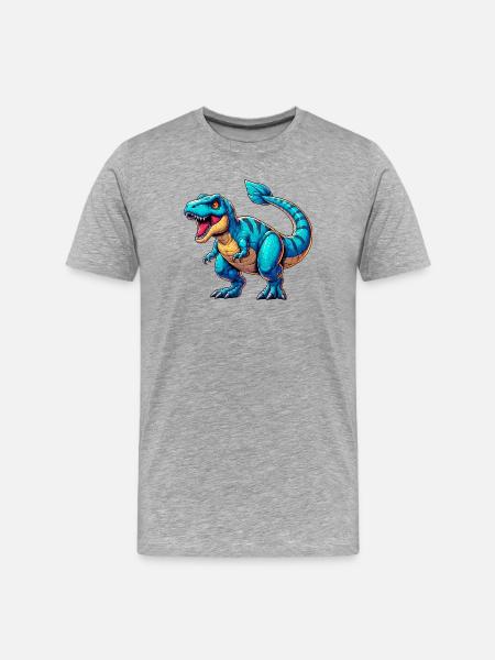 Dinosaure - T-shirt bio Premium Homme - gris chiné