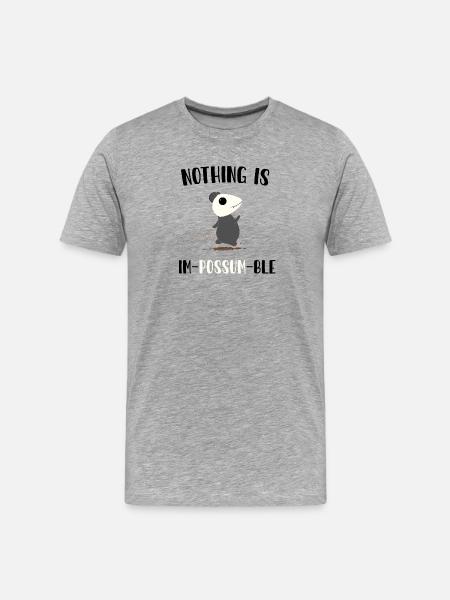 Rien n’est impossible - T-shirt bio Premium Homme - gris chiné