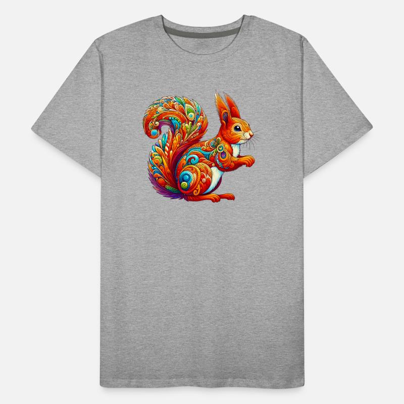 Eichhörnchen Männer Premium Bio T-Shirt