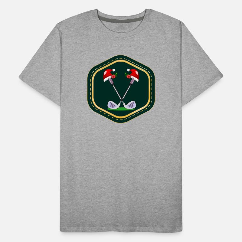 WEIHNACHTSGESCHENKE GOLFSPORT Männer Premium Bio T-Shirt