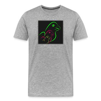 anniversary. Anniversary Decade. humor. funny - Men's Premium Organic T-Shirt - heather grey - Front - Damien (186cm)