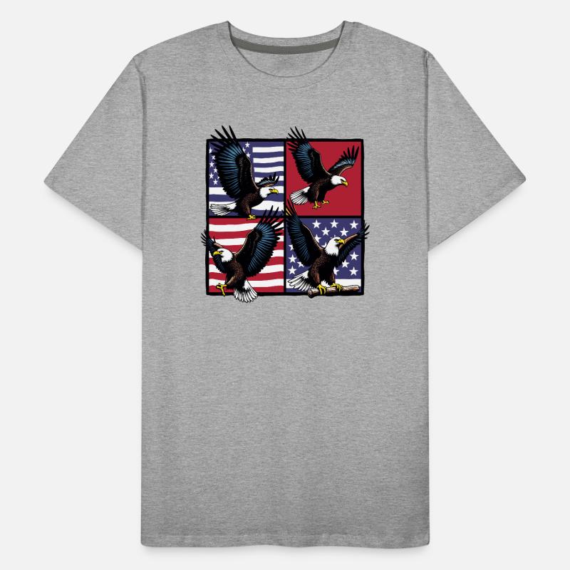 Bald eagle Men's Premium Organic T-Shirt